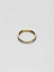 Classic Eternity oval yellow, Yellow gold